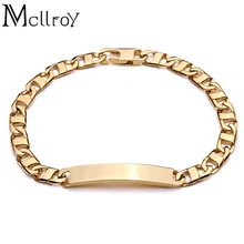 Mcllroy браслеты модные мужские ювелирные изделия подвески из нержавеющей стали персонализированные мужские подарки 316L нержавеющая сталь