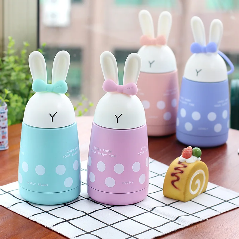 300ml Health Insulated Vacuum Flask creative cute rabbit vacuum cup