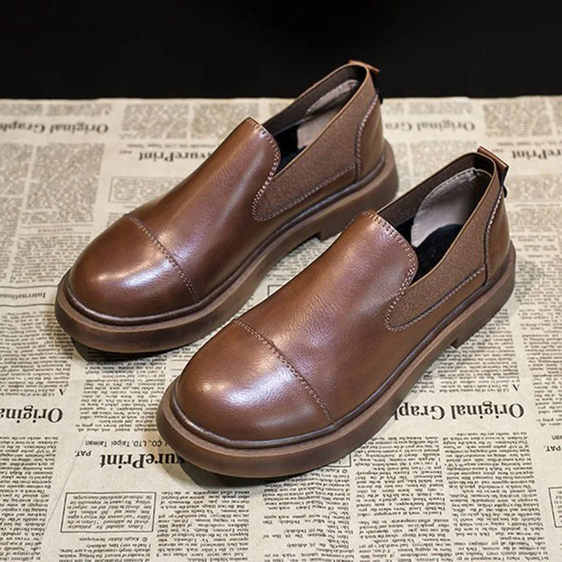 

HEE GRAND 2019 Causal Flat Women Shoes Fashion Slip On Shoes with Round Toe Rubber Shallow Solid Flats shoes XWD7207