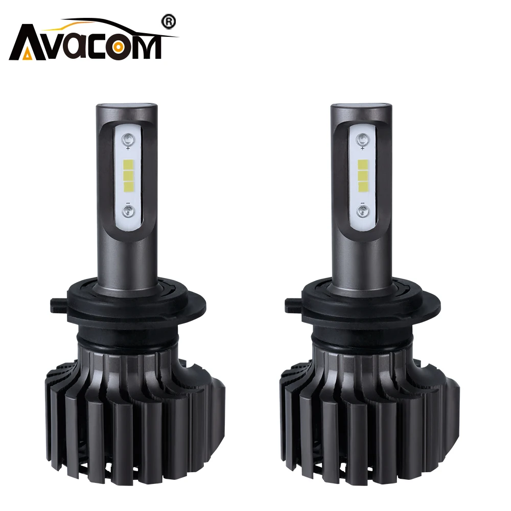 Автомобильная светодиодная лампа Avacom H7 H1 H3 H11 H8 H15 9005/HB3 9006/HB4 H27 Hir2 CSP 72 Вт 6500 лм K 12
