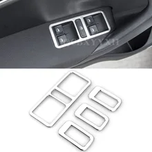 Автомобильный Стайлинг, нержавеющая сталь, внутренняя дверь, окно, Лифт, переключатель, панель, крышка для Volkswagen POLO 2012-, отделка, наклейки, аксессуары
