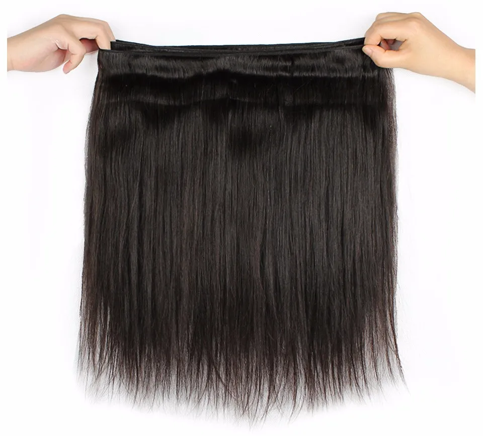 Frontal Cabelo Humano Remy Cabelo Liso Peruano Com Fecho Com Frontal