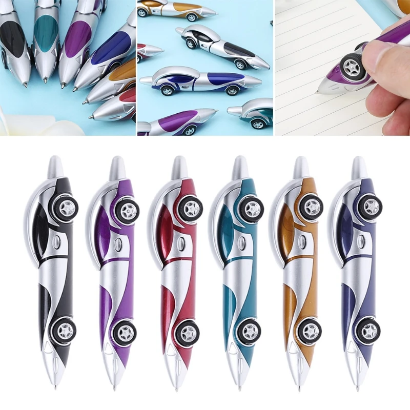 

Funny Novelty Design Racing Car Shaped Ballpoint Pen Office Child Kid Toy Gift