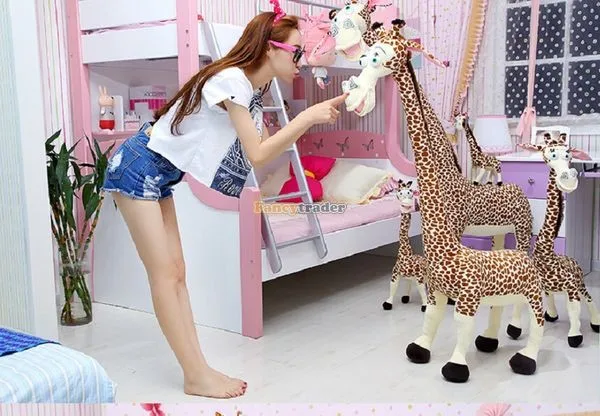 Fancytrader Biggest 71'' 180cm Super  Soft Plush Stuffed Madagascar Giraffe, Free Shipping FT50155 (6)