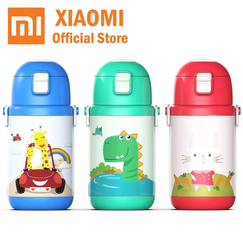 Xiaomi Elf Bird Children's Smart Bottle 400ml Vacuum Flask Thermos Bottle Drinking Water Record Drinking Kid's cup
