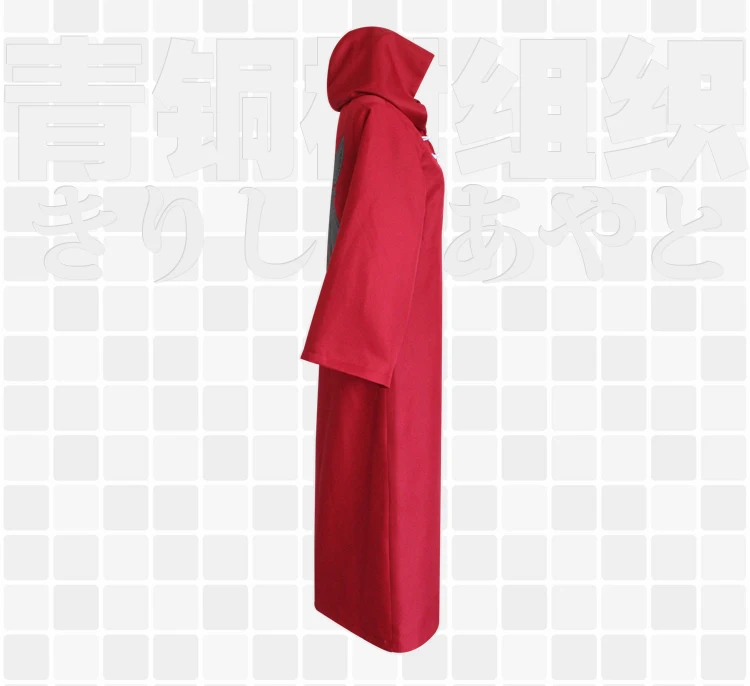 Cosplay&ware Anime Tokyo Ghoul Cosplay Cape The Bronze Kirishima Ayato Cloak Unisex Costume Halloween Party Capes Hooded Long Robes -Outlet Maid Outfit Store
