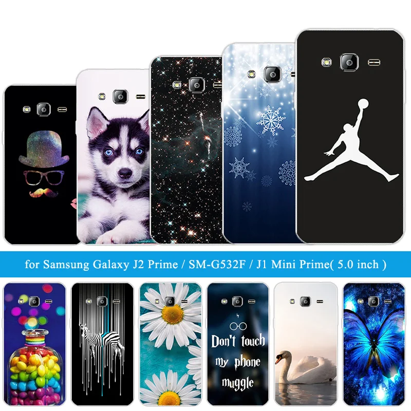 Для Samsung Galaxy J2 Prime Capa Мягкий силиконовый чехол для Funny Cat G532F G532 | Мобильные телефоны