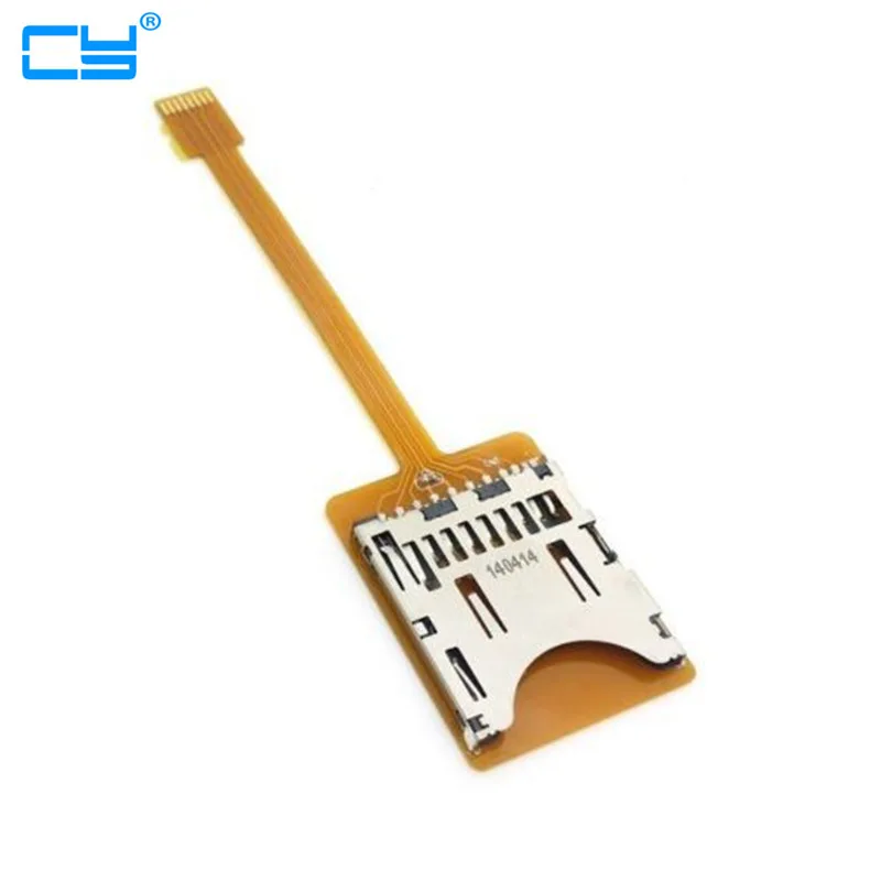 

Micro SD TF Memory Card Kit Male to SD Female Extension Soft Flat FPC Cable 10cm