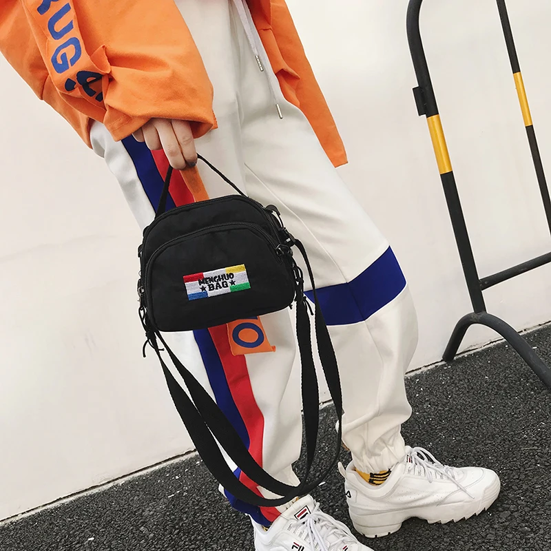 MENGHUO Small Shoulder Bags Female Solid Zipper Luxury Women Designer Flap Mini Nylon Summer Beach Crossbody Bag Sac A Main 2018 (41)