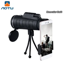 40x60 портативный бинокль монокулярное Масштабирование большой ручной Открытый телескоп lll ночного видения военный HD Профессиональный Охота