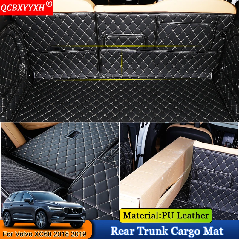  QCBXYYXH Car-styling Car Boot Mat Rear Trunk Liner Cargo Floor Carpet Tray Protector Auto Accessori