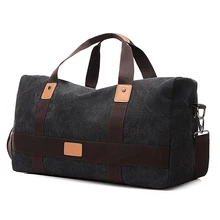 Canvas Men Travel Bags Large Capacity Men Leather Bags Handbag T735 Big Travel Duffle Luggage Bag augur men travel duffle bag large capacity handbag male tourist backpack canvas messenger multifunction shoulder travel bags