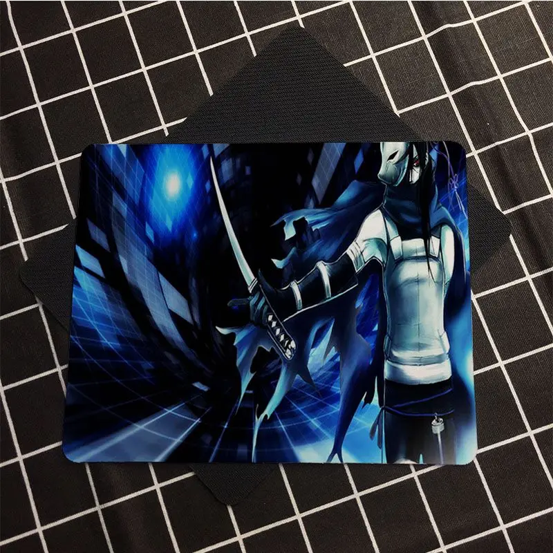 25x29cm Сделайте свой собственный удивительный коврик для мыши Наруто Учиха Итачи АНБУ шлем меч индивидуальный компьютер ноутбук большой синий черный коврик для мыши - Цвет: 25x29cm