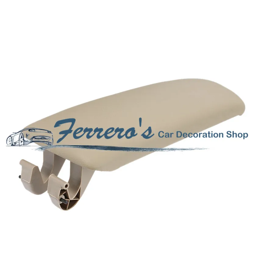 Coperchio Bracciolo Centrale In Pelle Beige Per Audi A4 B6 B7 (2002-2008) - Ricambio