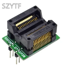 Одежда высшего качества устройство программирования чипов SOP28 разъем адаптера пройти DIP28 для SOP16 SOP20 300mil с золотым покрытием