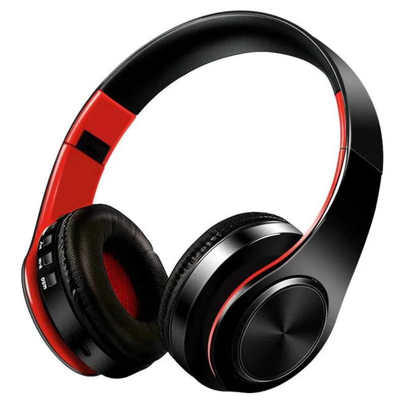 

Wireless Bluetooth Headphones Foldable Wireless Stereo Headsets Handsfree Earbuds with Mic Support TF Card