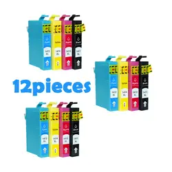 12 шт совместимые картриджи для Epson T1411 T1412 T1413 T1414 ME 32/33/35/320/330/340/350 82WD/85ND/535/560 W/570 W принтеры