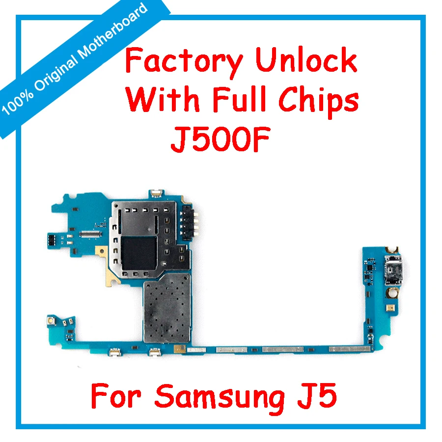 

Original Motherboard For Samsung J5 J500F Unlocked MainBoard With Full Chips Logic Board