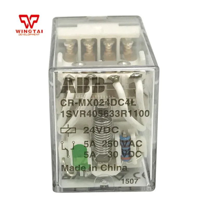 

DC24V ABB Safety Relay CR-MX024DC4L 4 open 4 closed Relay Switch 0.9W