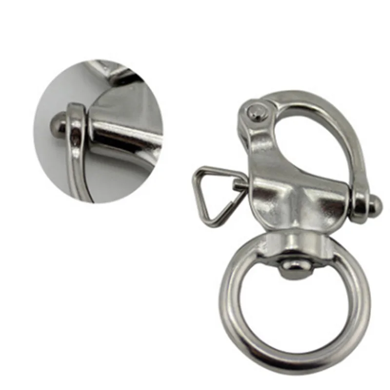 

HCSSZP Quick Release Swivel Shackle 316 Stainless Steel Mayitr Marine Boat Anchor Chain Hardware Eye Shackle Swivel Snap Hook