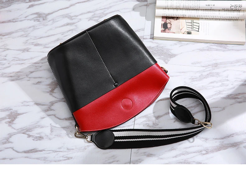 Women genuine leather shoulder bag 14