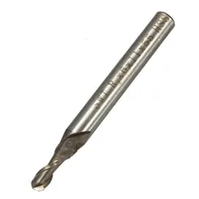 New Mini Drill Brocas Power Tool Drill Bit 5 Pcs/lot _ Radius 2mm 2 Flute Ball Nose Carbide End Mill Cnc Router R2x6x11x55