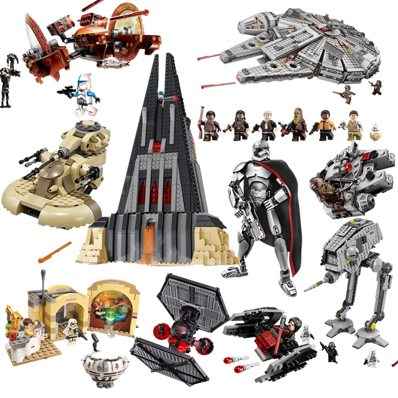 New Legoing Star Wars Fighter X Wing Spaceship Darth Vader Castle