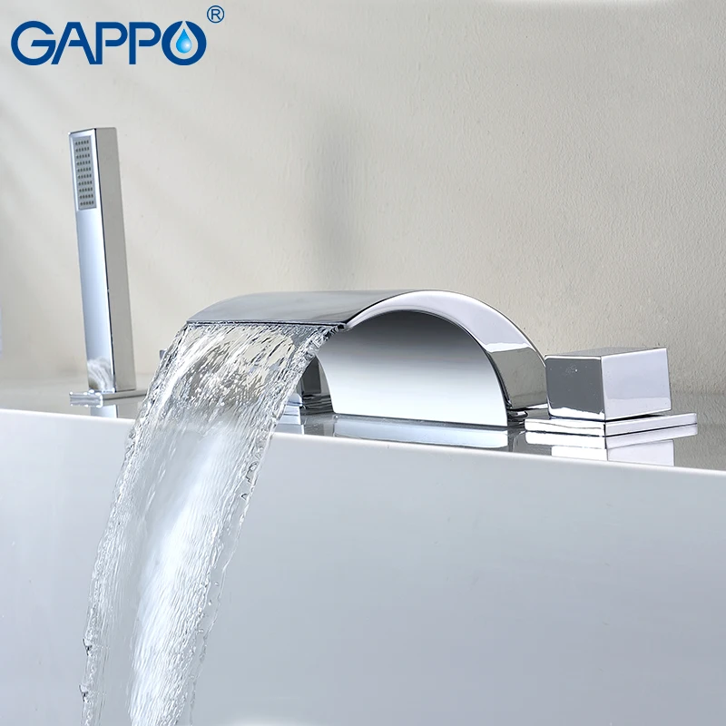 Kaufen GAPPO Badewanne wasserhahn wasserfall badewanne Wasserhahn chrome Badezimmer Dusche Wasserhahn tap badewanne mixer robinet baignoire