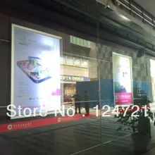 Алюминиевый для рекламы алюминиевая прижимная рамка тонкий лайтбокс