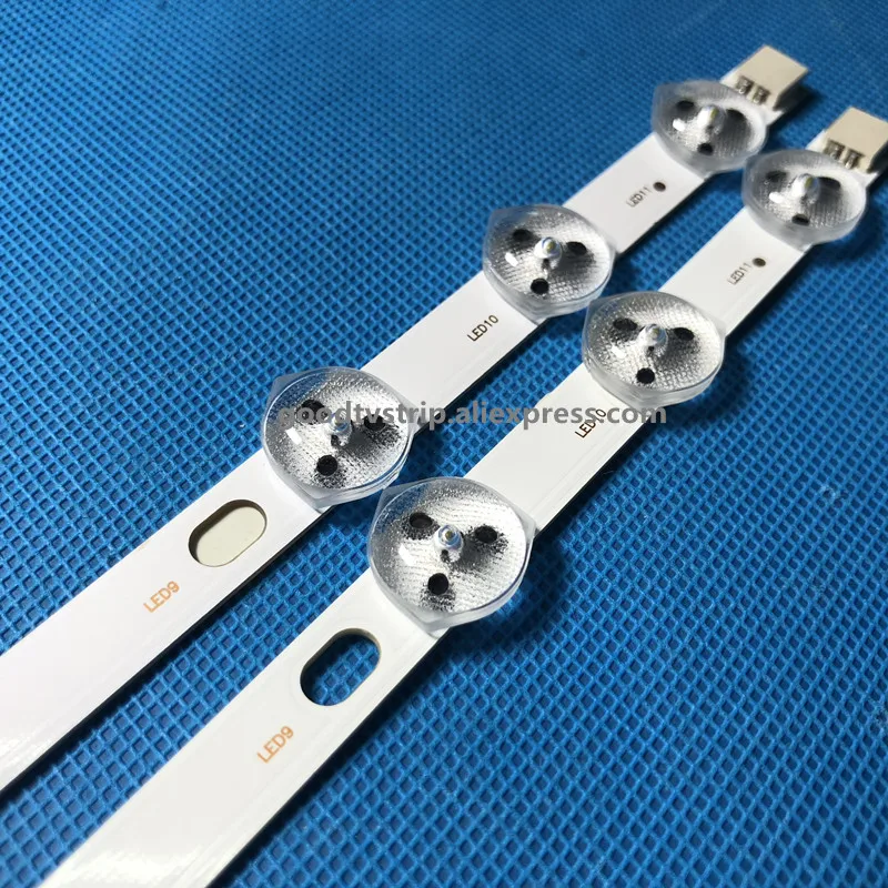10pcs LED backlight 11LED for  32'' TV 32D1334DB LC32LD145K VES315WNDL-01 VES315WNDS-2D-R02 32 HA5000 VE STEL 574mm 4