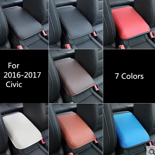 Цветной кожаный подлокотник для 2016-2017 Civic Z2EA438 | Автомобили и мотоциклы