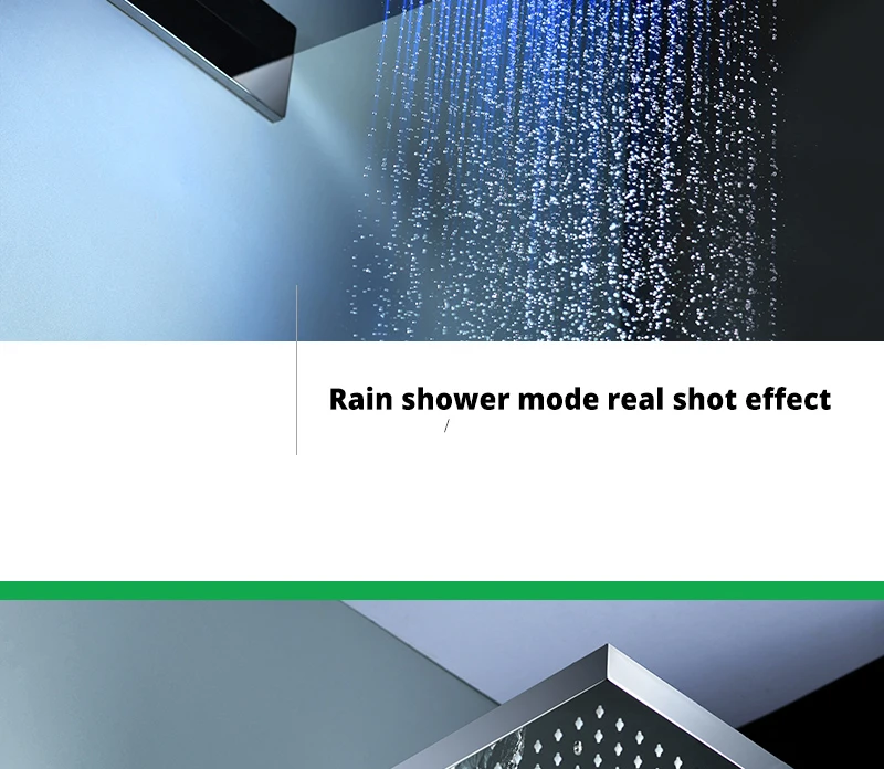 Led Shower Set 22 Waterfall Controller Smart Shower System Massage Bath & Shower Faucets (10)