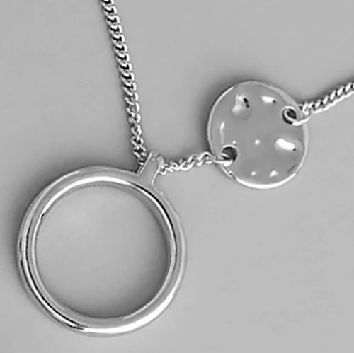 Platinum Necklace Серебро 925 Мода Панк богемные этнические Подвески ожерелье женские ювелирные изделия - Цвет камня: Platinum Necklace