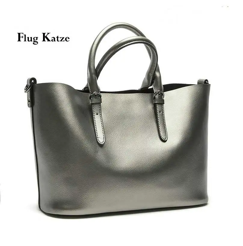 Flug katze 100 font b LUXURY b font Genuine Leather font b Women b font Shoulder