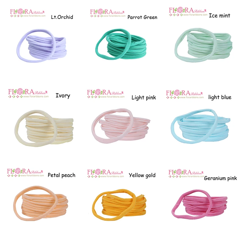

(1000pcs/lot) Super soft wholesale nylon baby headbands, soft nylon headbands