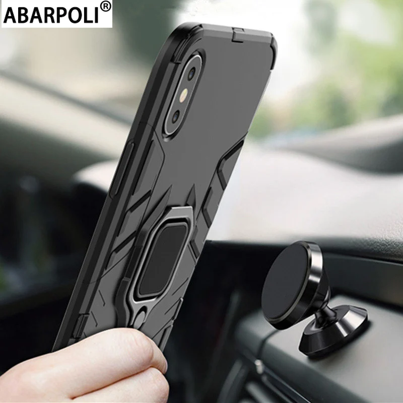

Magnetic Car Stand Finger Ring Case for Redmi Note 5 6 7 Pro 7a Silicone Bumper Protection Cover Redmi K20 6 7 7A 5 Plus Note 4x