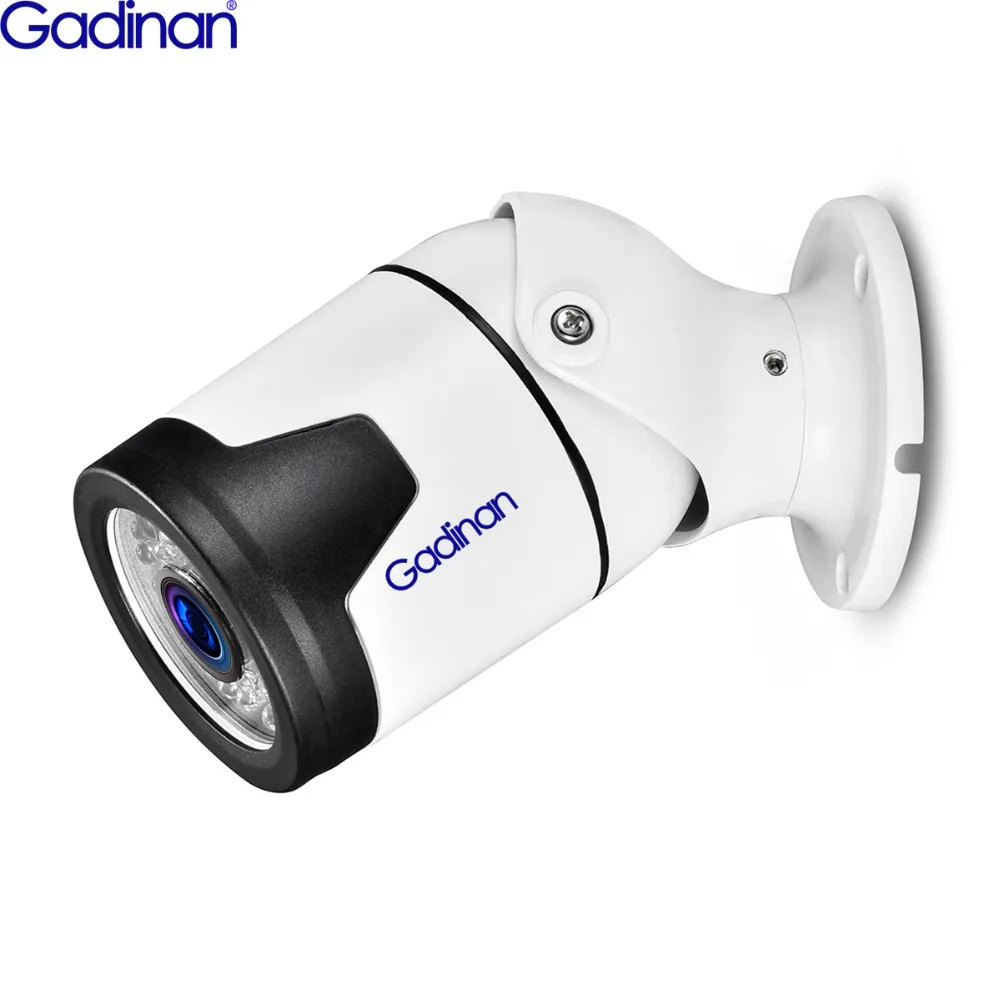 Gadinan 4MP POE IP камера Bullet H.265 2 8 мм широкоугольный CCTV водонепроницаемый IP66 Крытый
