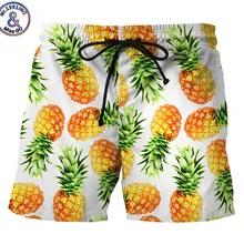 Mr.1991INC Лето г. новое поступление брендовые пляжные шорты для мужчин 3D принт мультфильм ананас хип хоп Boardshorts Hombre