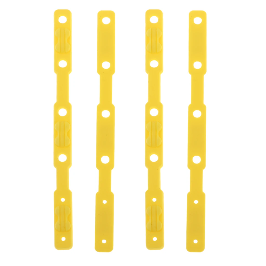 4pcs Soft Silicone Badminton Racket Grommets Eyelets Restringing Tube Accessory String Frame Guard