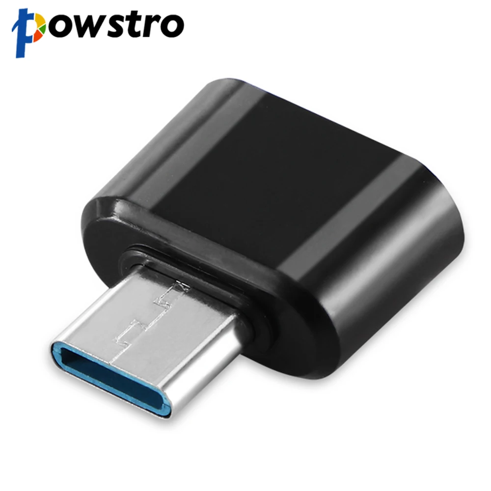 Powstro USB 2,0 type C адаптер микро Конвертер прямой Android телефон смарт-планшеты Передача данных USB конверсионная головка