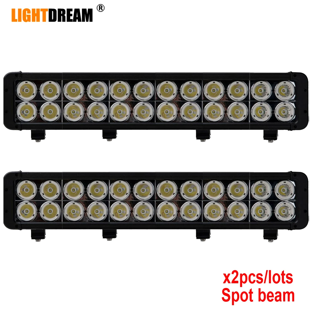お金が貯まる 240ワットledライトバー インチledスポットライト24led Ip67 400ルーメン12v 24v車atv 4 4オフロード駆動ライトx2pcs無料船 応援セール Yogafest Me