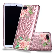 

ZRICKIE 3D Diamond Pattern Phone Case For Redmi 6A TPU Soft Transparent Cover For Redmi Note 5A/Note 5Pro/Redmi 5 5Plus Coque