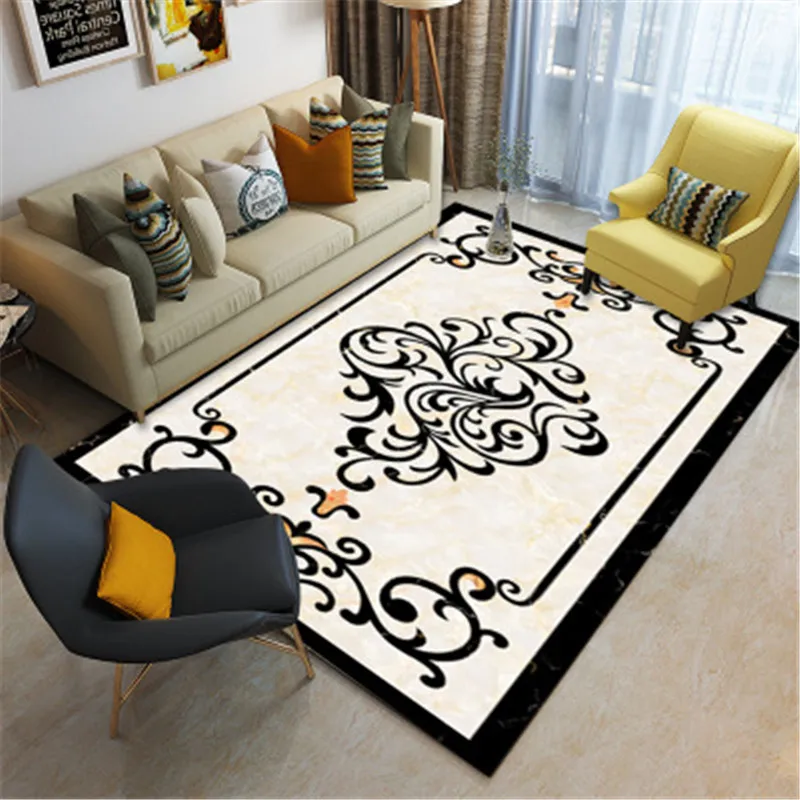 White Carpet Large Moroccan Rug Living Room Center Rugs Tappeti Salotto  Nordic Style Rugs For Home Bedroom Modern Floor Mat Sale|Carpet| -  AliExpress