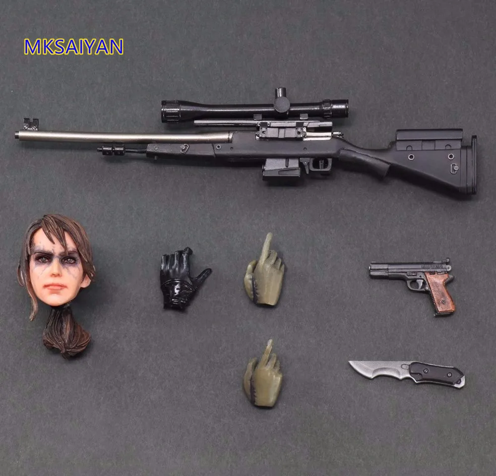 Play Arts Kai Venom The Phantom Quiet Metal Gear Solid 5 Аниме Фигурки ПВХ Коллекционная модель игрушки