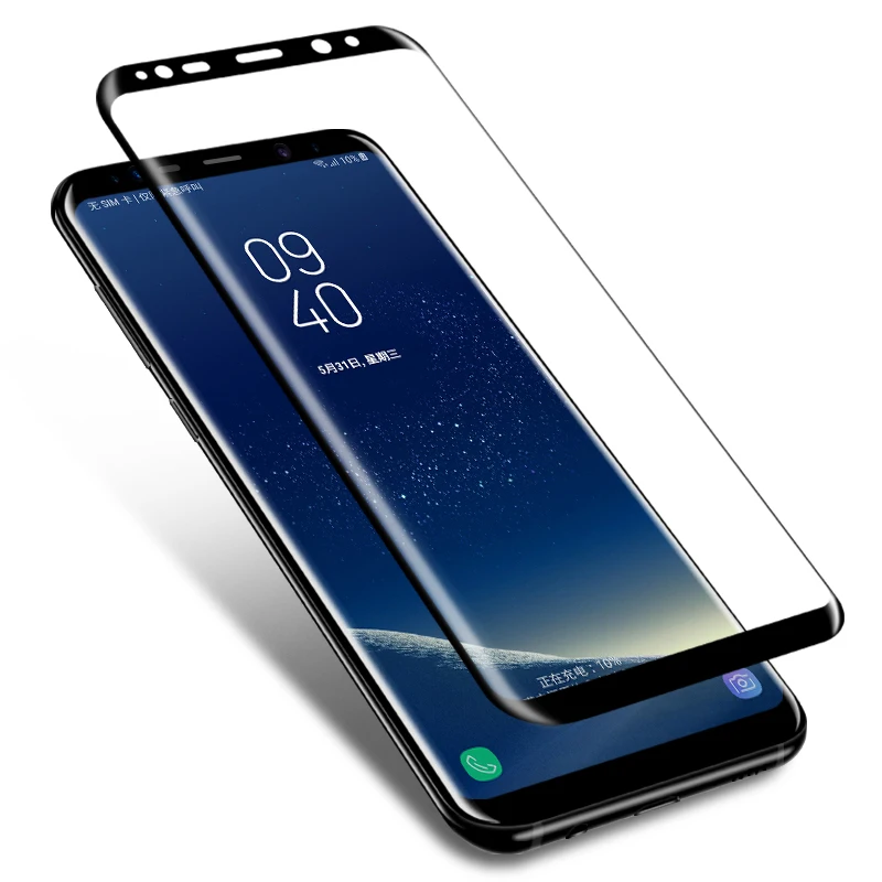 

3D Screen Protector Tempered Glass For Samsung Galaxy S9 S9 Plus Full Cover Toughened Protective Glass Film for Galaxy S8 Plus