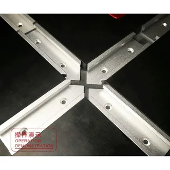 

Type 30 T-Track Aluminum Slot Miter Track Jig Fixture Intersection Chute For Electric circular saw flip table Woodworking tool