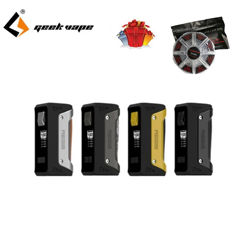 100% Оригинальный Geekvape AEGIS 100 Вт TC коробка мод водостойкий противоударный и