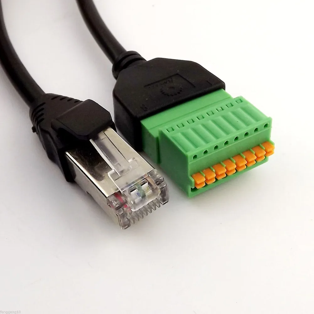 1 шт. паяльный блок с разъемом RJ45 Ethernet на 8 Pin AV 25 см|plug ethernet|plug rj45plug male |