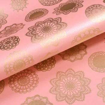 

Pink Lace Flower Wrapping Papers Birthday Valentine Gift Packaging Scrapbooking Background Papers
