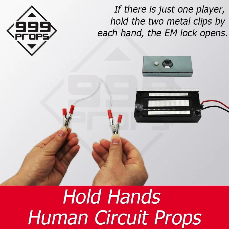 999 PROPS Escaperoom game props hold Hand Tools hand to touch the switch body bridge props Chamber props Adventure props